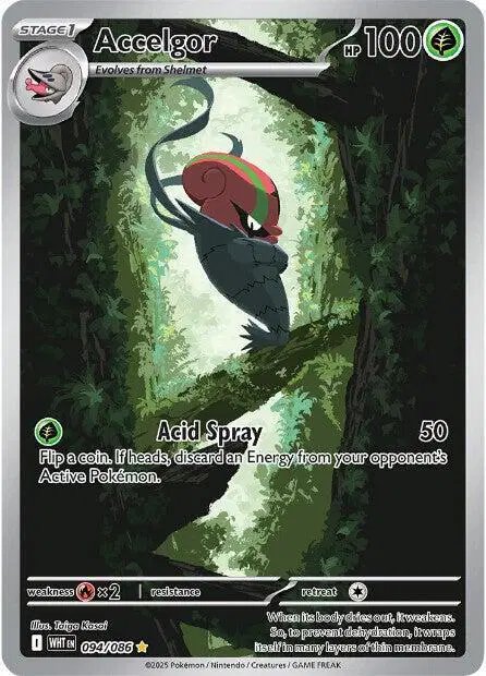 Accelgor — White Flare 094/086