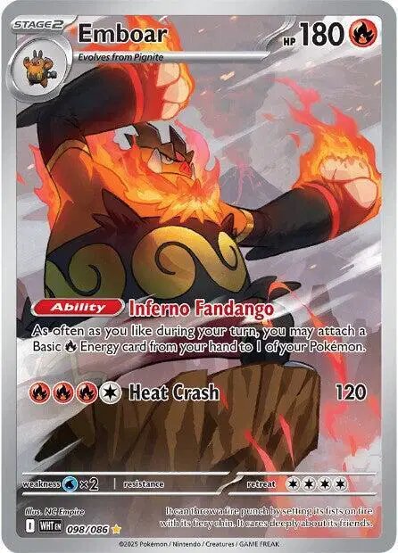 Emboar — White Flare 098/086