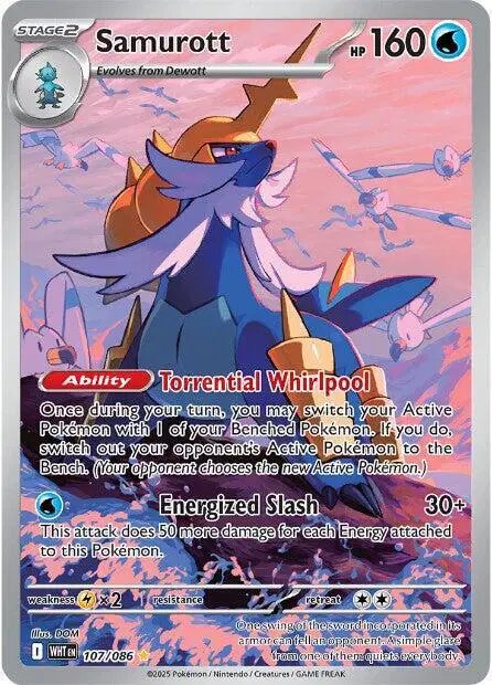 Samurott — White Flare 107/086