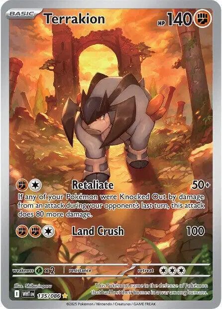 Terrakion — White Flare 135/086