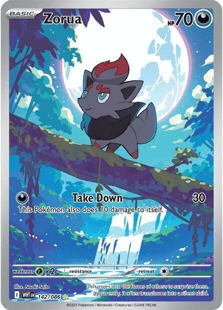 Zorua — White Flare 142/086