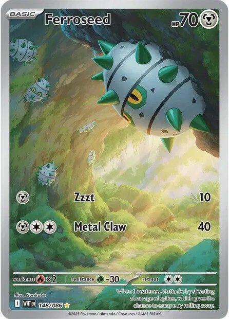 Ferroseed — White Flare 148/086