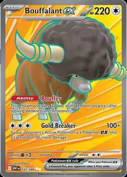 Bouffalant ex — White Flare 162/086