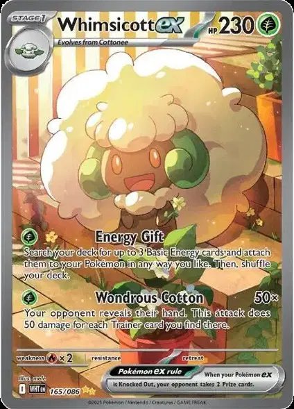 Whimsicott ex — White Flare 165/086