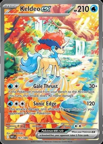 Keldeo ex — White Flare 167/086