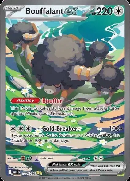 Bouffalant ex — White Flare 170/086