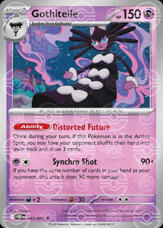 Gothitelle (Poke Ball Pattern) — White Flare 043/086