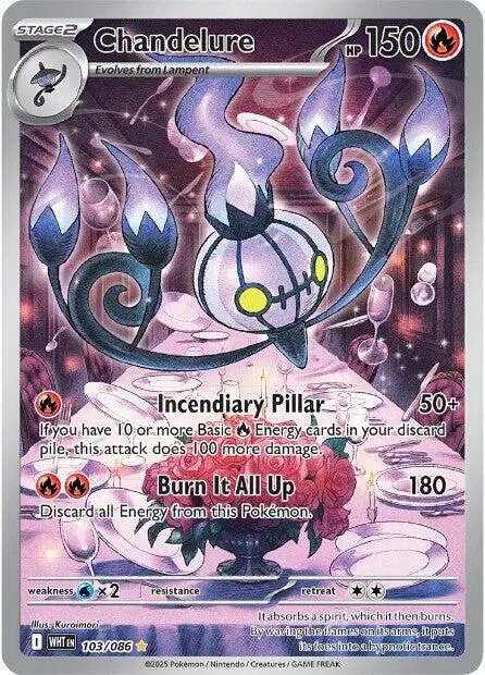Chandelure — White Flare 103/086