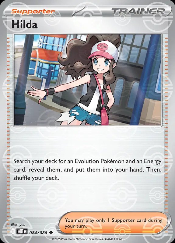 Hilda (Poke Ball Pattern) — White Flare 084/086