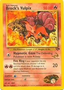 Brock's Vulpix [W Stamped] — WoTC Promo 037/132