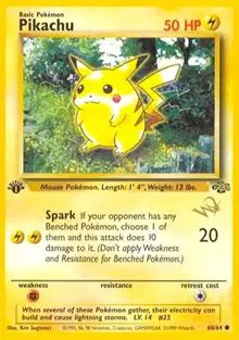 Pikachu [W Stamped] — WoTC Promo 60/64
