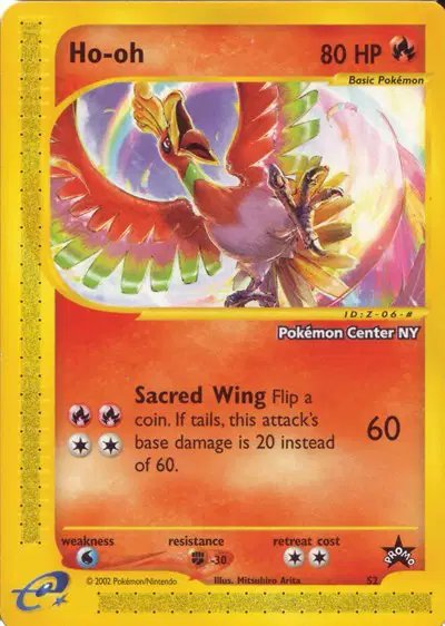 Ho-oh [Pokemon Center NY] — WoTC Promo 52/53