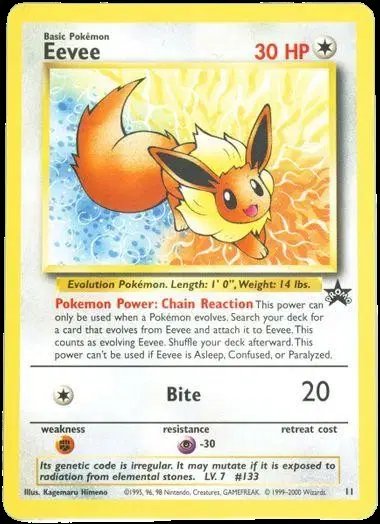 Eevee (JR East Stamp Rally) — WoTC Promo 11/53
