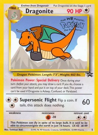 Dragonite (Movie Promo) — WoTC Promo 05/53