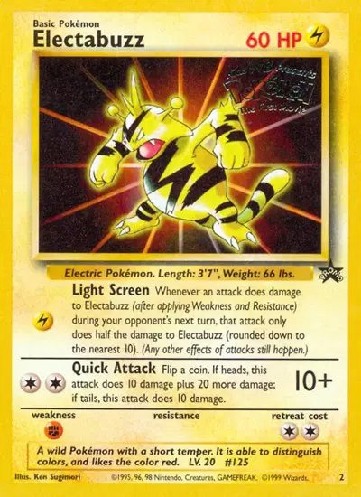 Electabuzz (Movie Promo) — WoTC Promo 02/53