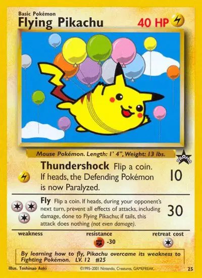 Flying Pikachu — WoTC Promo 25/53