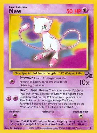 Mew (8) — WoTC Promo 8
