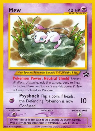 Mew (47) — WoTC Promo 47/53