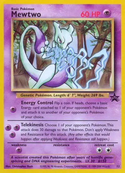 Mewtwo (12) — WoTC Promo 12/53