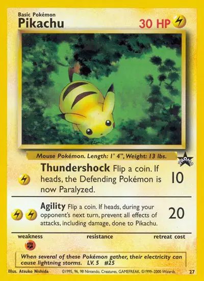 Pikachu (27) — WoTC Promo 27/53