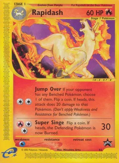 Rapidash (51) — WoTC Promo 51/53