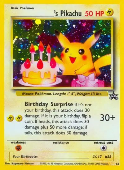 ______'s Pikachu — WoTC Promo 24/53