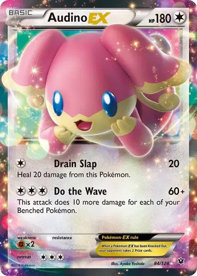 Audino EX — XY - Fates Collide 84