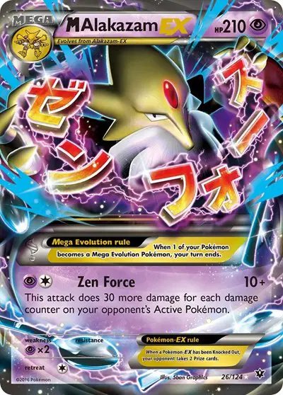 M Alakazam EX — XY - Fates Collide 26