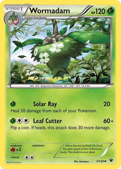Wormadam — XY - Fates Collide 3