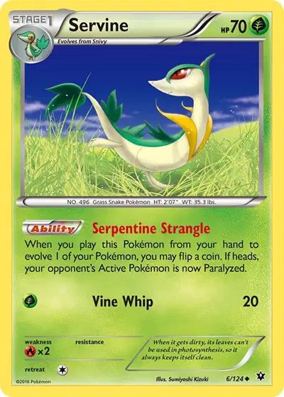 Servine — XY - Fates Collide 6