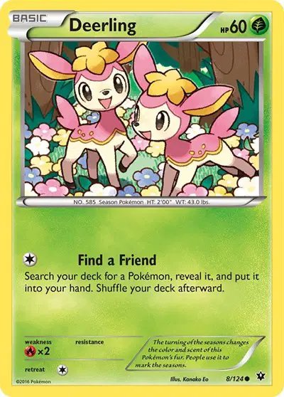 Deerling — XY - Fates Collide 8