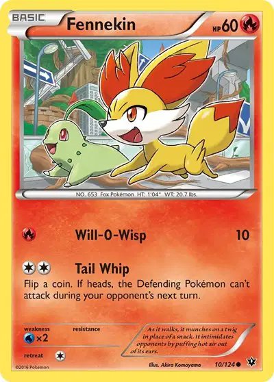 Fennekin (10) — XY - Fates Collide 10