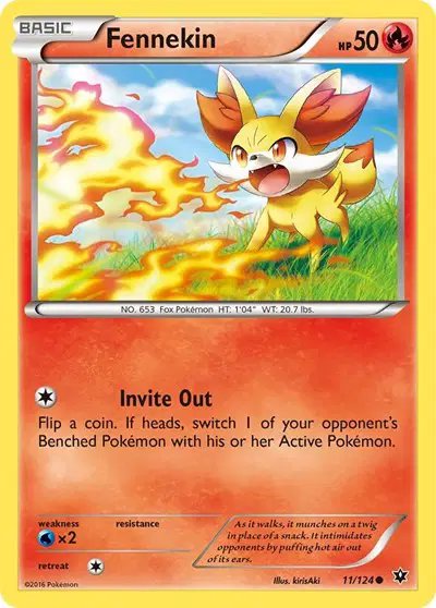 Fennekin (11) — XY - Fates Collide 11