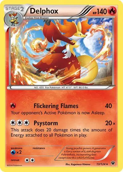 Delphox — XY - Fates Collide 13