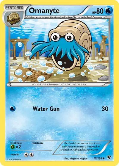Omanyte — XY - Fates Collide 17
