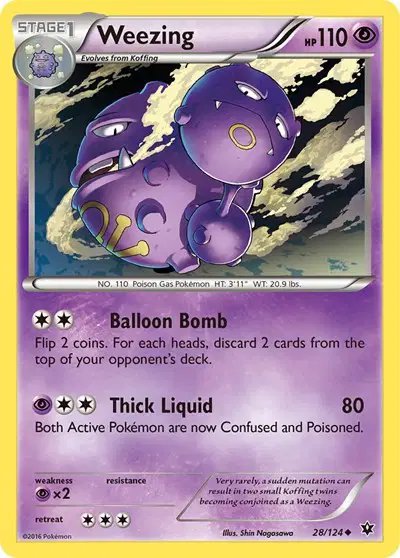 Weezing — XY - Fates Collide 28