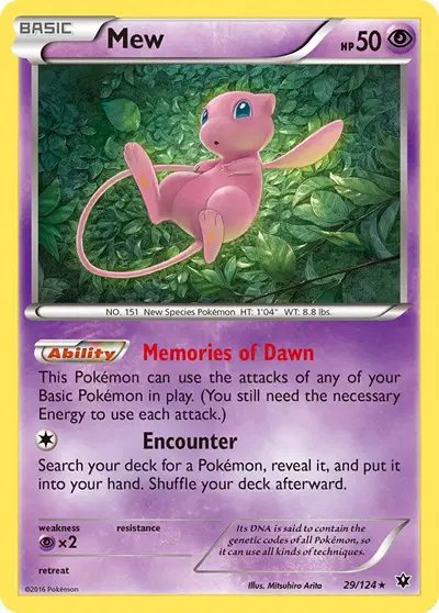 Mew — XY - Fates Collide 29