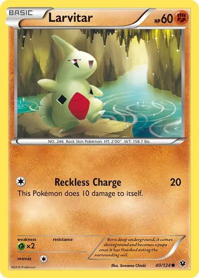 Larvitar (40) — XY - Fates Collide 40