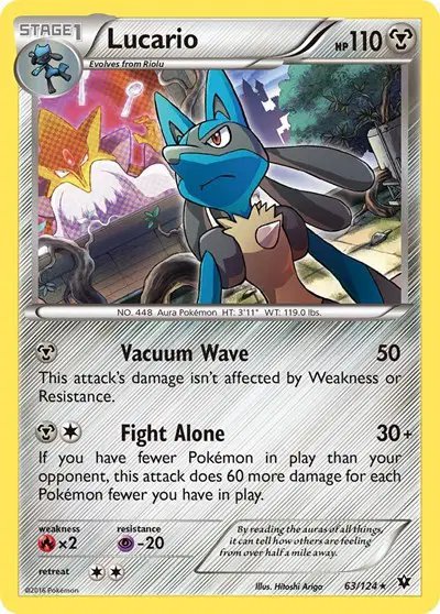 Lucario (63) — XY - Fates Collide 63