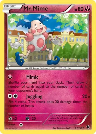 Mr. Mime — XY - Fates Collide 67