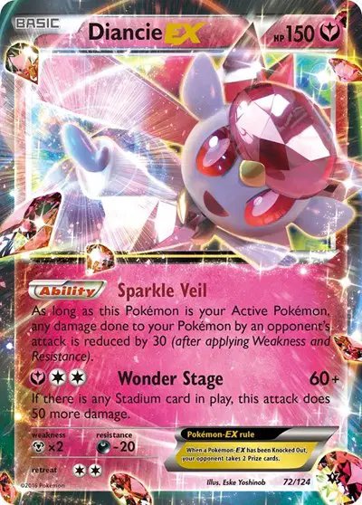 Diancie EX — XY - Fates Collide 72