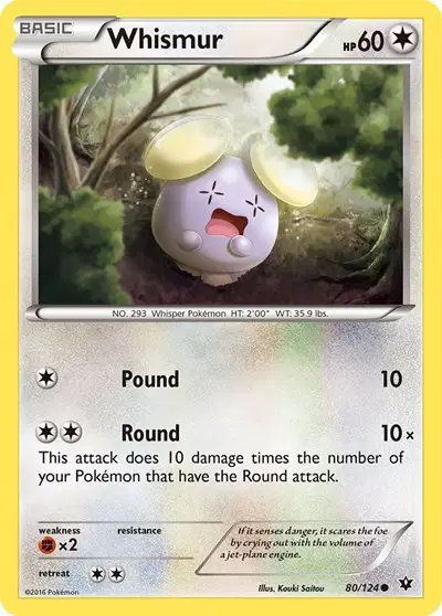Whismur — XY - Fates Collide 80