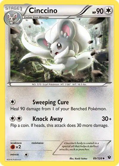 Cinccino (89) — XY - Fates Collide 89