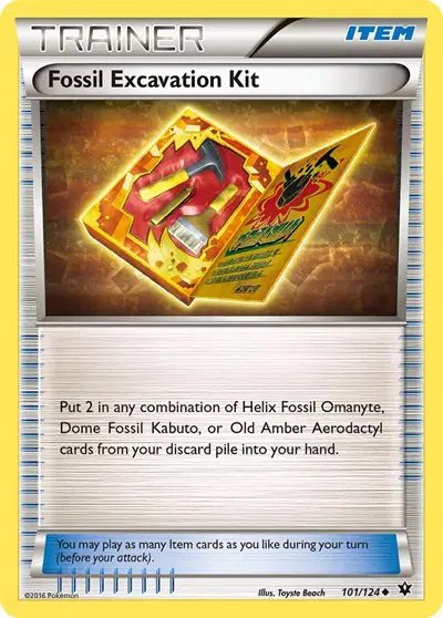 Fossil Excavation Kit — XY - Fates Collide 101