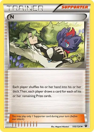 N (Supporter) — XY - Fates Collide 105