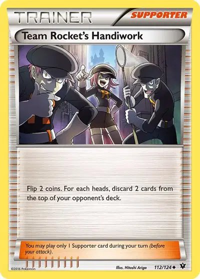 Team Rocket's Handiwork — XY - Fates Collide 112