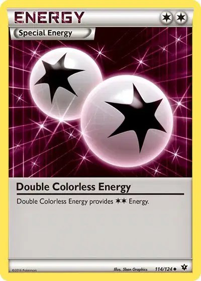 Double Colorless Energy — XY - Fates Collide 114