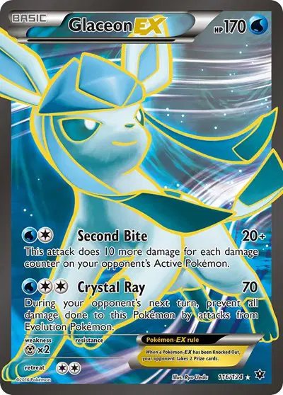 Glaceon EX (Full Art) — XY - Fates Collide 116