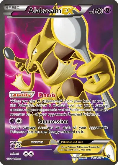 Alakazam EX (Full Art) — XY - Fates Collide 117