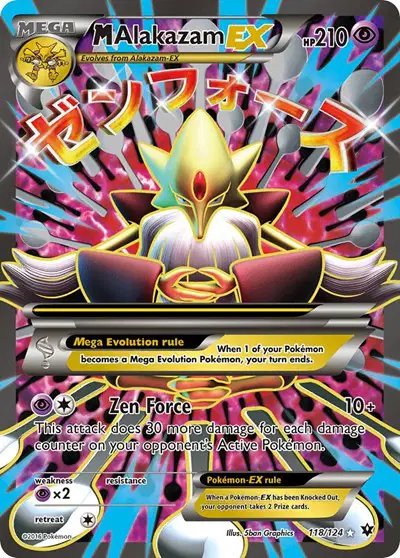 M Alakazam EX (Full Art) — XY - Fates Collide 118